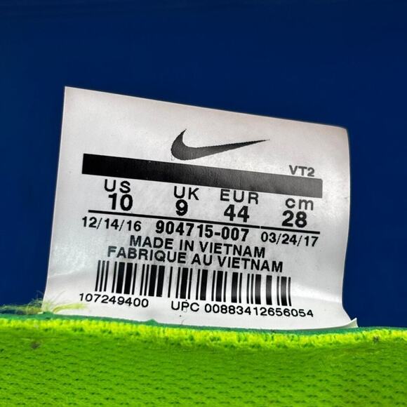 🔴 NIKE LUNARGLIDE 9 Men`s Size 10 Black Athletic Running Shoes 904715-007 - Picture 8 of 8